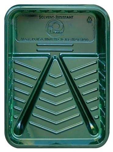 24-Pack of 9 Premier Paint Roller GPT Green Paint Tray Plastic Paint Tray