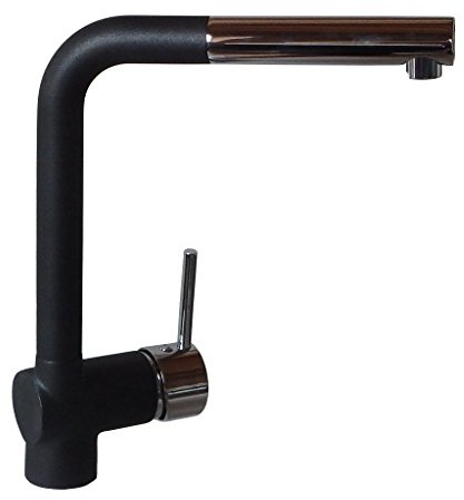 VAF rubinetto 8899 Nero granito rubinetto a bassa pressione miscelatore monocomando – miscelatore per lavello