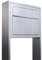 Standbriefkasten, Design Briefkasten Elegance Stand Edelstahl - Bravios