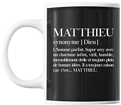 Mug Matthieu Prénom définition