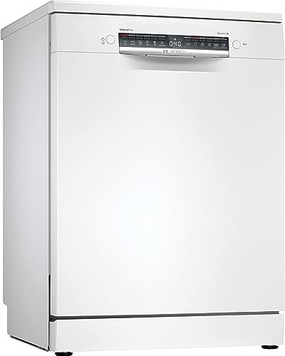 Bosch SMS4EMW01E - Série 4 - Lave-vaisselle Pose-libre - 60 cm - 14 couverts - Silence Plus 42 dB - Blanc