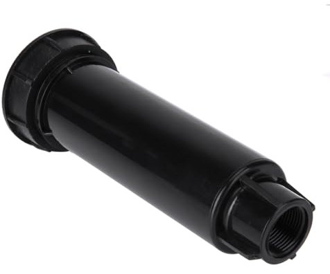 Cymwer Aspersor Telescópico Enterrado Aspersor Enterrado de Elevación Automática de 1/2 Pulgada Aspersor de Agua de Riego Ajustable de 25-360 Grados Antióxido Durable para Jardín Patio Céspe