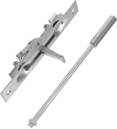 LIFKOME Pestillo Empotrado De Acero Inoxidable Para Puerta De Seguridad Antirrobo Con Cierre Oculto y Fácil Instalación Adecuado Para Puertas Ventanas y Portones