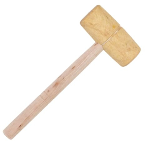 GALPADA Wooden Mallet for Woodworking Carpenter's Mallet Small Wooden Hammer Woodcraft Projects Tool for Hammers