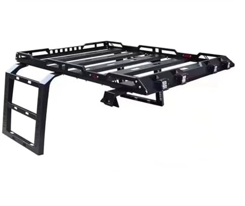 Barras Transversales Para Jeep Para Wrangler Jk JL 2007-2023 2/4 Puertas Portaequipajes Aluminio Con Escalón Para Portaequipajes Todoterreno,(A)