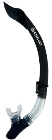 Aqualung Nalu - Tuba de Snorkeling avec Soupape de Purge, Embout Silicone Confortable et Déflecteur Anti-Éclaboussures