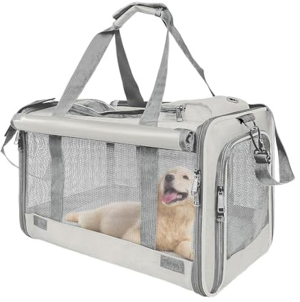 Transportín para Gatos Bolsa Transpirable y portátil de hasta 9 kg para