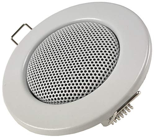 Mini Built-in Ceiling Speaker Halogen Look Ø 8 cm profondità 6 cm Bianco