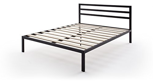 Robas Lund, Bett, Metallbett, Hans, Bettgestell inkl. Lattenrost, schwarz, 160 x 200 cm, 89006MS2