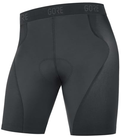 GORE Wear C5 Homme Cuissard première couche de cyclisme avec insert peau de chamois, M, Noir