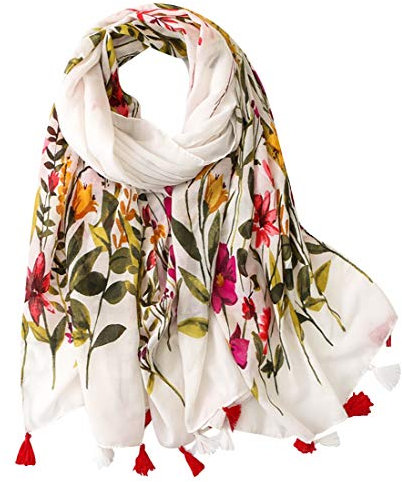 FAIRYGATE Schal Halstücher Damen Tuch Kopftuch Halstuch Langer Großer Schals & Tücher für Damen Stola Sommer Frühling 17226