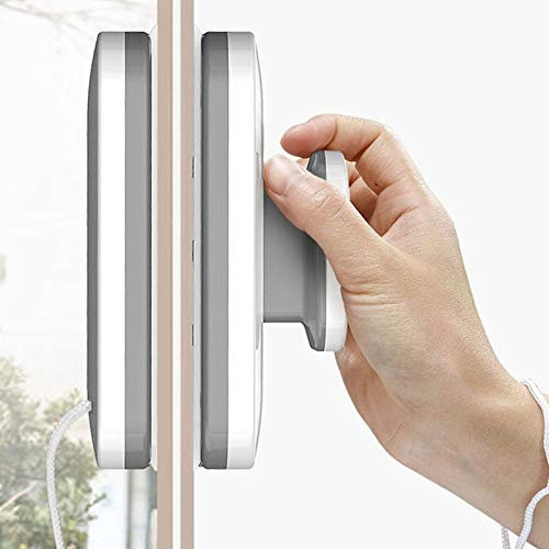 Ejoyous Magnetic Window Wiper Cleaner, 5.9 Inch Adjustable Double-Sided Glass Cleaning Accessory, Double Sided Glass Cleaner, for High-Rise and Car Glazed Windows Thickness