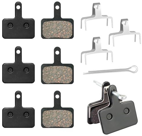 4 Pares de Pastillas de Freno de Disco, Pastillas de Freno para Bicicleta de Montaña, Pastillas Freno Bicicleta para TRP Tektro Shimano Deore B01S B03S B05S MT200 MT400 MT500 M515 M575 M525 M515