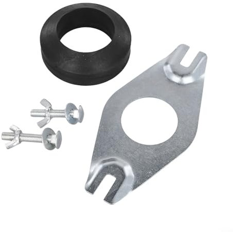 Kit de fixation pour chasse d'eau complet avec pièces métalliques