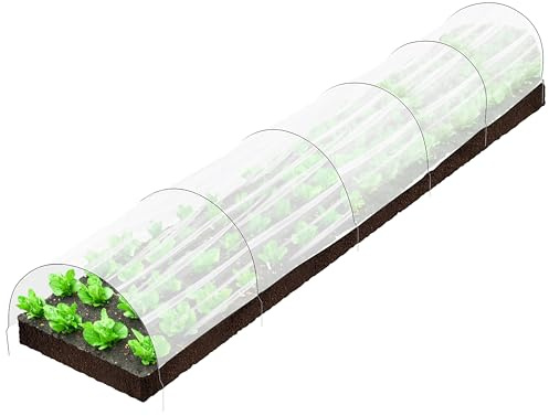 tunnel da giardino – mini serra per verdure e piante – copertura per piante – antigelo, resistente ai raggi UV, tunnel per piante resistente alle intemperie