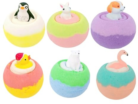 Boules de bain à vapeur pour douche – Coffret cadeau fait à la main, pack de bombes de bain parfumées longue durée, jouet surprise pour à l'intérieur pour le bai | Système de