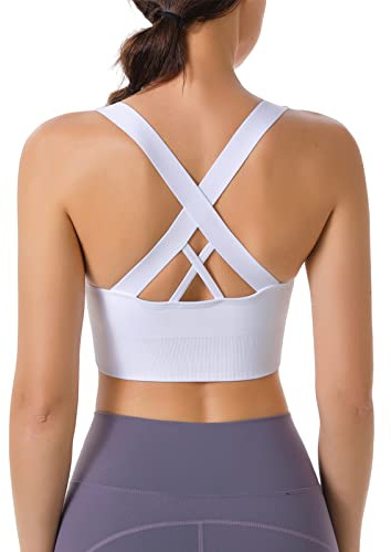 HANERDUN Soutiens-Gorge de Sport Femme Brassiere Running sous-Vêtements Maintien Fort Sportswear Haut