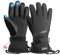 OutdoorMaster Skihandschuhe Damen & Herren, 3M Thinsulate Wasserdicht Schneehandschuhe, Winter Warme Winddichte Snowboard Handschuhe mit Doppel-Tasche