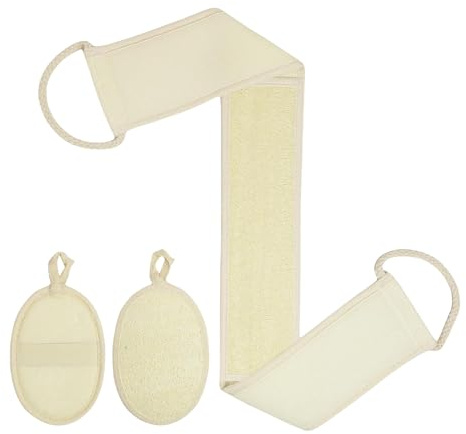 Luffa Éponge à récurer végétale pour salle de bain | Gommage organique doux réutilisable antidérapant avec texture pour laver la vaisselle et nettoyer la cuisine