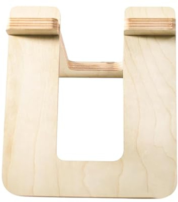 Marco de estacionamiento de madera para coche de equilibrio para – soporte de exhibición portátil 20.8x7x1.2 Cm, soporte de estacionamiento para bicicletas de equilibrio de madera | Cumpleaños San