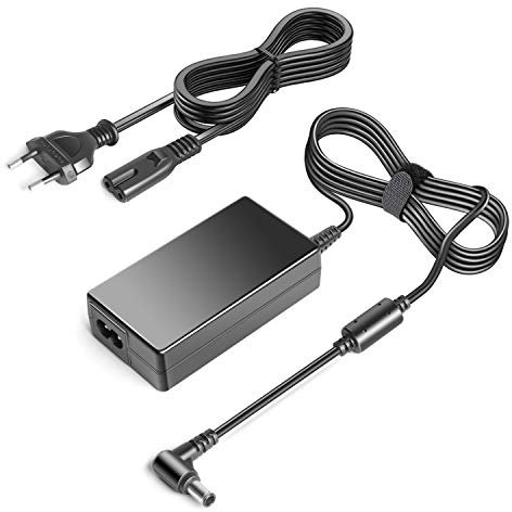 TAIFU 19V Cargador Adaptador para LG Monitor 27UL500 32MR50C-B 24GQ50F 22MR410 24MR400 34WR50QK Samsung Odyssey G5 G4 G3 S34J550WQR LF24G33T U32R590 S28AG700NU LS27DG300EUXEN Cable de Alimentación