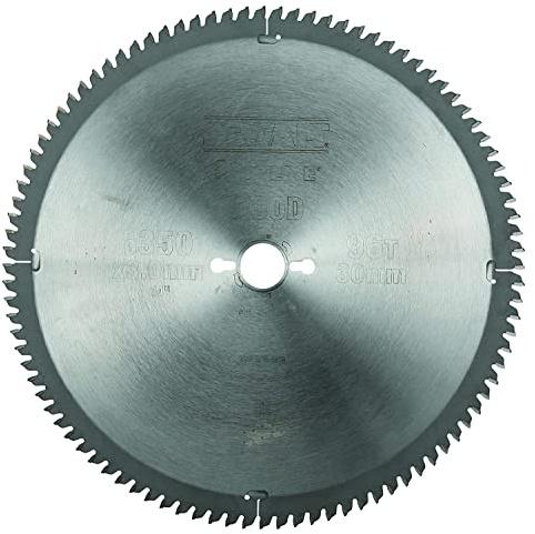 DeWalt Stationärkreissägeblatt / Kreissägeblatt Extreme (350/30mm 96TFZ, extra feines Finish (Furniern, Aluminium und Kunststoffen)), DT4291