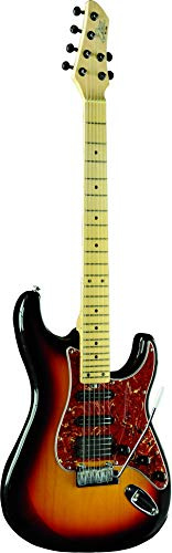 EKO Aire Lite Sunburst Chitarra Elettrica / Battipenna Acero Fiammato