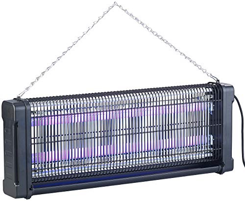 Lunartec Mücken-Vernichter: UV-Insektenvernichter mit Rundum-Gitter, 2 UV-Röhren, 2.000 V, 40 Watt (Mückenvernichter Steckdose, Lampen gegen Fliegen, Anti)