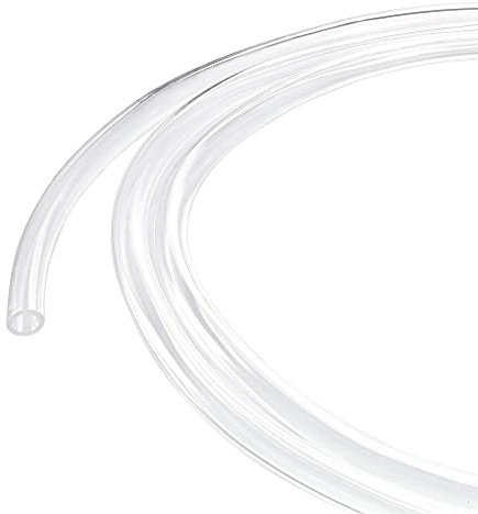 sourcing map Tuyau en vinyle transparent en PVC 5 mm x 7 mm OD 4 m flexible et léger pour tuyau d'eau, tube à air