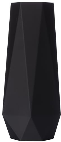 3D Vase Dekovase Bao L 30cm Bodenvase Schwarz Deko Vase Pampasgras Trockenblumen