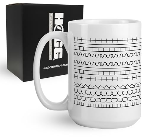 Hogg Hidden Message Coffee Mug, 15 oz Ceramic Funny Coffee Cup, Hidden Message Mug, F This S Cup, Birthday Gag Gifts for Women, Adult White Elephant Gifts, Novelty Items for Adults