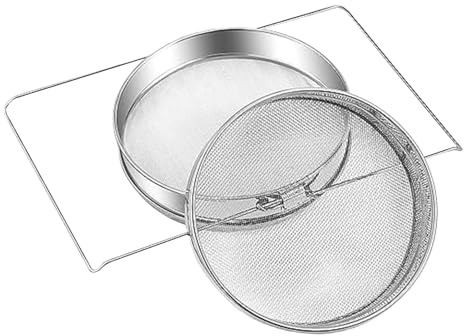 Filtro Con Doppia Rete,Doppio Setaccio In Acciaio | Strumento Di Estrazione Apicoltura Filtro - Per Apicoltori Trattamento Domestico Estrazione E Rimozione Dei Rifiuti