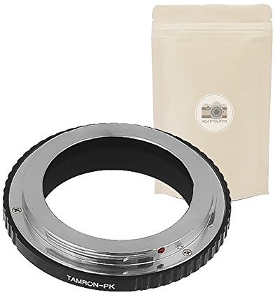 TA2 PK ∞ BAGUE D'ADAPTATION OBJECTIF TAMRON ADAPTALL II 2 VERS BOITIER COMPATIBLE PENTAX K Adaptateur 100% Métal MISE AU POINT A L’INFINI Conservée bague adaptation Compatible PENTAX K toutes montures