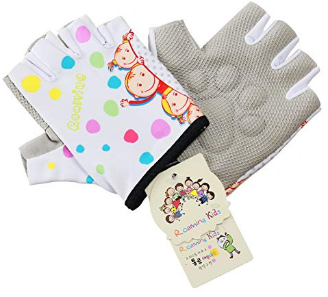 Roaming Kids Gloves for Age2-10, great for Boys Girls Outdoor Sports,Biking,Cycling, Riding, Netball,Climbing, Monkey Bar,Scooter…
