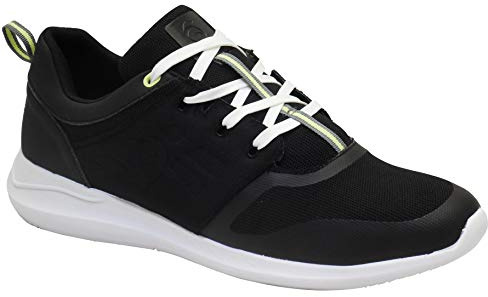 Henselite HM74 Lightweight Breathable Lawn Bowls Shoes for Men - Black