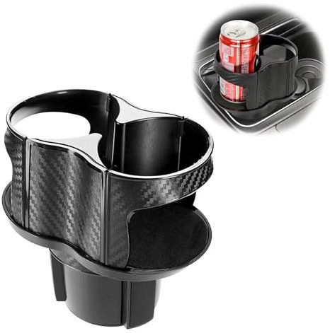 Reofrey Multifunktionaler Getränkehalter Auto, Universell Verstellbarer Auto Getränkehalter für Lüftung | Auto Becherhalter Hält Kaffeebecher Getränkedosen Stabil für Alle Fahrzeuge(Anpassen 5-7,5cm