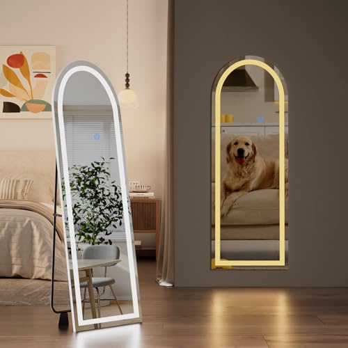 Koonmi Full Length Mirror with LED Lights 56x20