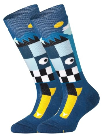 ATOMIC JUNIOR SKI SOCK, Ocean, 31-34