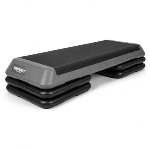 Step aeróbico antideslizante con altura ajustable – estructura resistente, uso doméstico y profesional – Plataforma fitness para cardio y tonificación