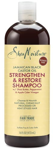 Shea Moisture Jamaican Black Castor Oil Strengthen and Restore Shampoo 482 ml