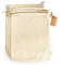 Leafico Cotton Storage Bags with Drawstrings - X-Large 36x43 cm 6 Pcs - Multipurpose Canvas Fabric Bread Bags for Bulk Food Produce, Potatoes, Onions, Shoes