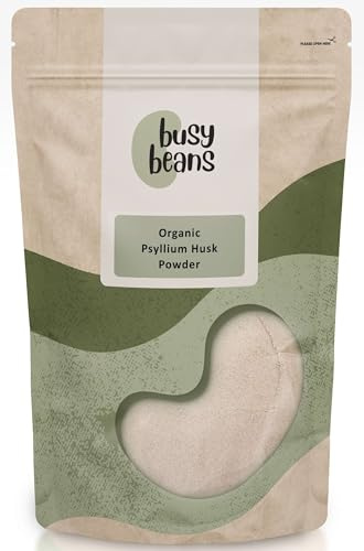 Organic Psyllium Husk Powder (100g) | Fine Ground Fibre Powder | Natural Baking & Smoothie Ingredient | Premium Quality | by Busy Beans