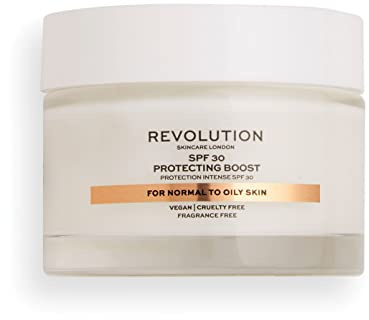 Revolution Skincare London, SPF30 Normale bis fettige Haut, mattierende Feuchtigkeitscreme, enthält Niacinamid, parfümfrei, 50 ml