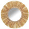 DRW Spiegel, Rattan, Natur, 2x62x62 cm