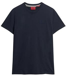 Superdry Men's Vintage Logo Emb Tee T-Shirt, Dark Navy, L