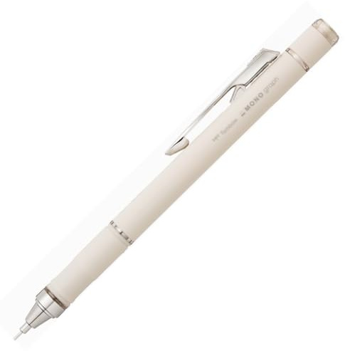 Tombow DPA-151C Mechanical Pencil, 0.5mm, MONO Monograph Grip (Soft Fit Grip for Anti-Fatigue), Greige