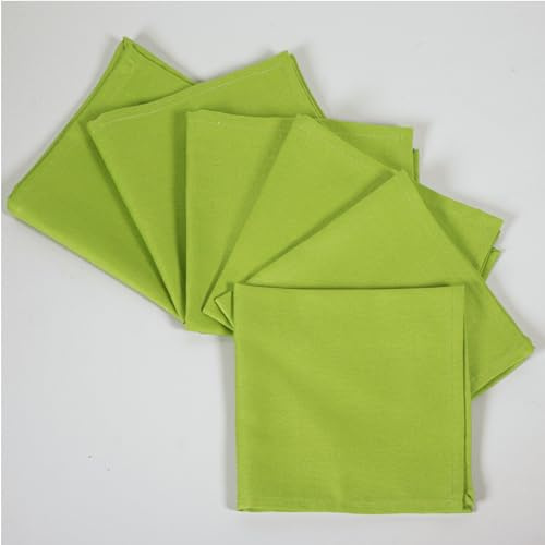 6 Tovaglioli Tinta Unita Cotone 100% cm 42x42 misura finita per Apparecchiare ogni tipo di Tavola