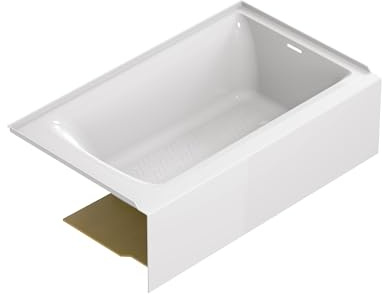 American Standard 2965102.020 Aspirations 60 x 36-Inch Alcove Bathtub, Right-Hand Drain, White