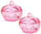 VALICLUD 2pcs Glass Nail Dappen Dish with Lid Lightweight Acrylic Powder Storage Cups for Nail Art Liquid Use for Home Tools