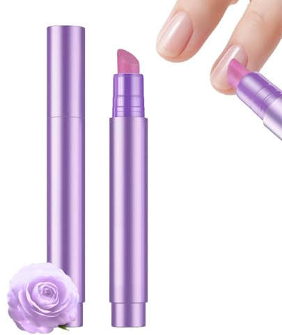 NineRoms 4-in-1 Cuticle Oil Pen Cuticle Pusher Nail Oil Pen with Ceramic Tip, Cuticle Treatment for Hangnails, Dry & Damaged Nails, Nail Cuticle Remover Pen